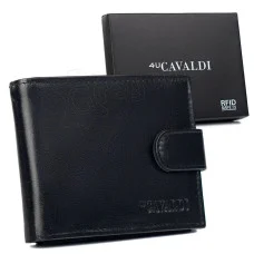 Чоловічий шкіряний гаманець Cavaldi 0002L-P-BS RFID