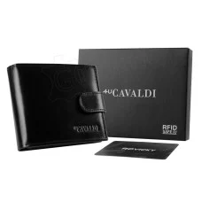 Чоловічий шкіряний гаманець Cavaldi 0035L-P-BS RFID