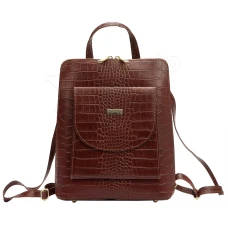 Женский рюкзак из натуральной кожи MiaMore 01-010 CROCO Женский рюкзак из натуральной кожи MiaMore 01-010 CROCO