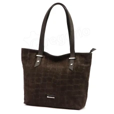Женская кожаная сумка MiaMore 01-058 CROCO