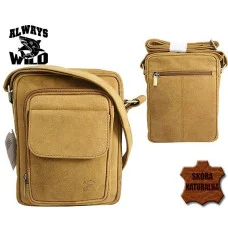 Чоловіча шкіряна сумка ручної роботи Always Wild 0140-H