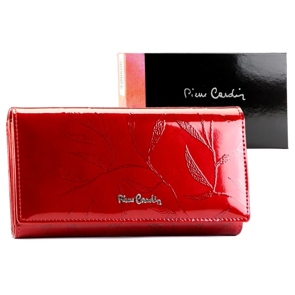 Жіночий шкіряний гаманець Pierre Cardin 02 LEAF-N 102