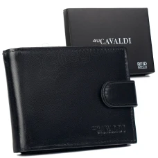 Мужской кожаный кошелек Cavaldi 0670L-P-BS RFID Мужской кожаный кошелек Cavaldi 0670L-P-BS RFID