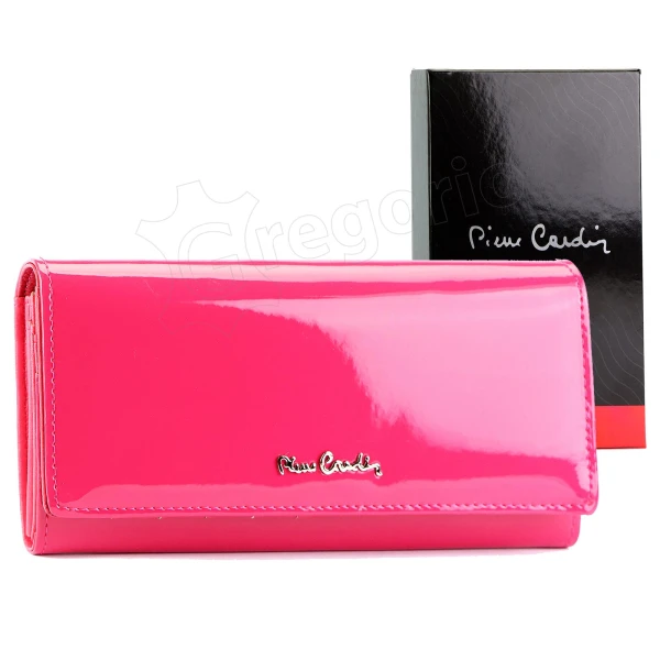 Женский кошелек из натуральной кожи и экокожи Pierre Cardin 07 SHINY 100