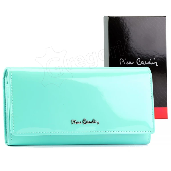 Женский кошелек из натуральной кожи и экокожи Pierre Cardin 07 SHINY 102