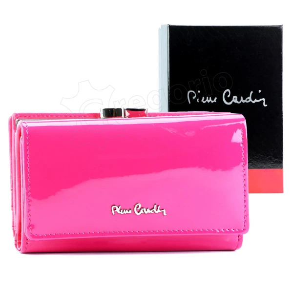 Женский кошелек из натуральной кожи и экокожи Pierre Cardin 07 SHINY 108