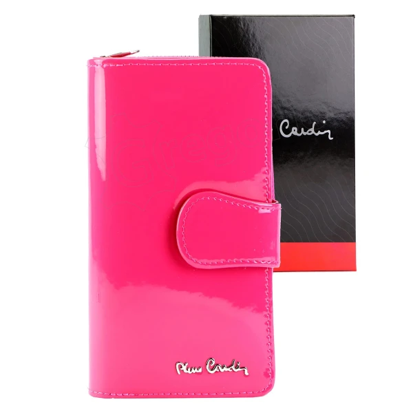 Женский кошелек из натуральной кожи и экокожи Pierre Cardin 07 SHINY 116
