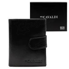 Мужской кожаный кошелек Cavaldi 0720L-P-BS RFID