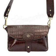 Жіноча шкіряна сумка Gregorio 1713 CROCO