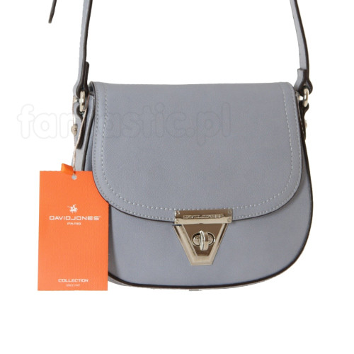 Жіноча сумка з екошкіри David Jones 5015-2 PALE BLUE