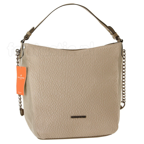 Женская сумка из экокожи David Jones CM3026 BEIGE