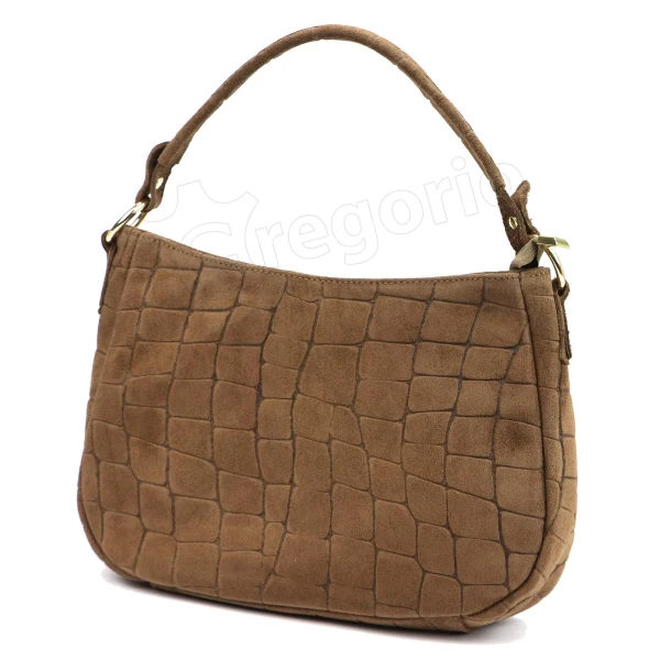 Женская кожаная сумка Luka 24-085 CROCO GOLD