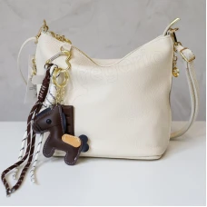 Жіноча шкіряна сумка Luka 26-110 DOLLARO + CHOCO-HORSE