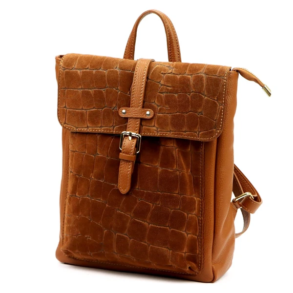 Женский рюкзак из натуральной кожи Luka 26-150 CROCO