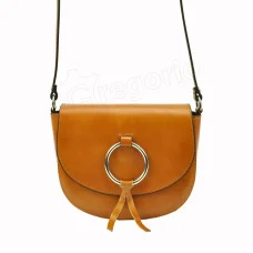 Жіноча шкіряна сумка Patrizia 418-031-BL SILVER