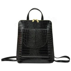 Женский рюкзак из натуральной кожи Patrizia 518-014 CROCO