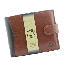 Чоловічий шкіряний гаманець EL FORREST 545-21 RFID