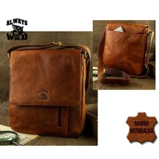 Чоловіча шкіряна сумка ручної роботи Always Wild 788-CBH