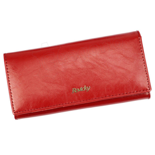 Женский кожаный кошелек Rovicky 8801-BPRN RFID