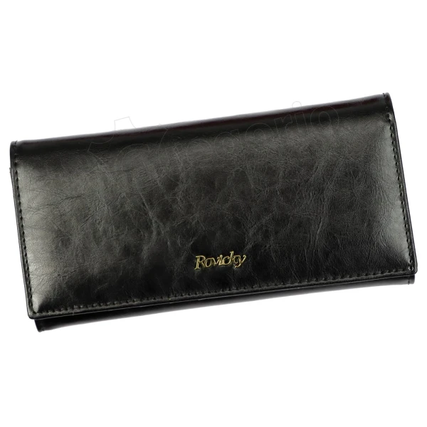 Жіночий шкіряний гаманець Rovicky 8802-BPRN RFID