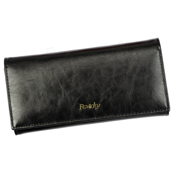 Женский кожаный кошелек Rovicky 8802-BPRN RFID