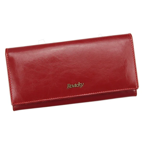 Женский кожаный кошелек Rovicky 8805-BPR RFID