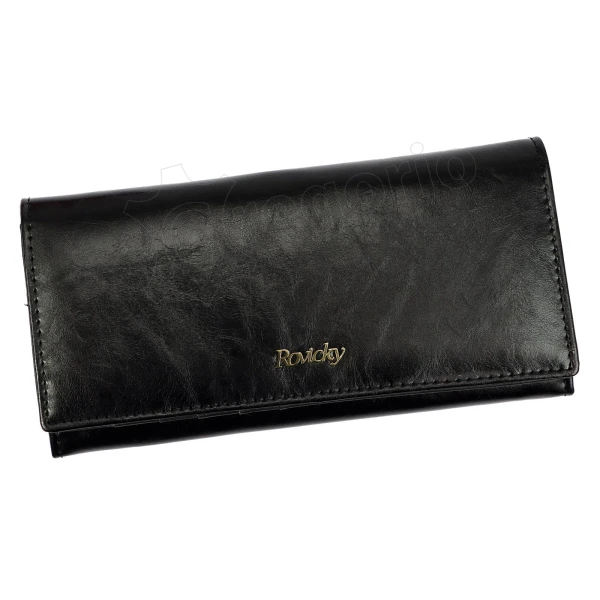 Женский кожаный кошелек Rovicky 8805-BPRN RFID
