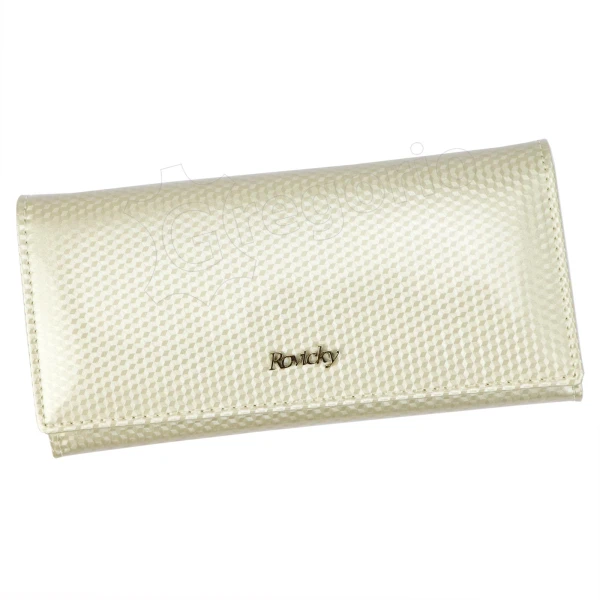 Женский кожаный кошелек Rovicky 8805-SBRN RFID