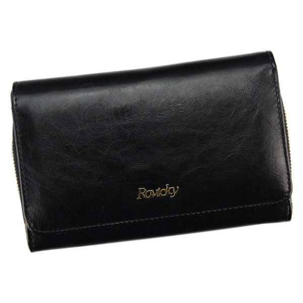 Жіночий шкіряний гаманець Rovicky 8806-BPR RFID