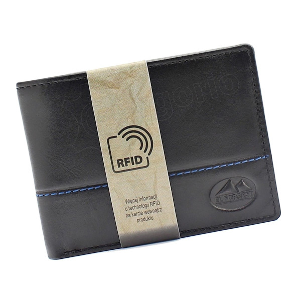 Чоловічий шкіряний гаманець EL FORREST 916/A-623 RFID