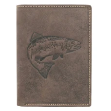 Мужской кожаный кошелек Always Wild ANIMALS N4-CHM FISH
