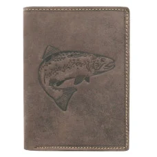 Чоловічий шкіряний гаманець Always Wild ANIMALS N4-CHM FISH