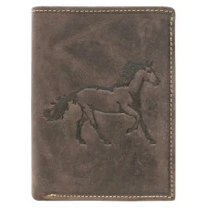 Чоловічий шкіряний гаманець Always Wild ANIMALS N4-CHM HORSE Чоловічий шкіряний гаманець Always Wild ANIMALS N4-CHM HORSE