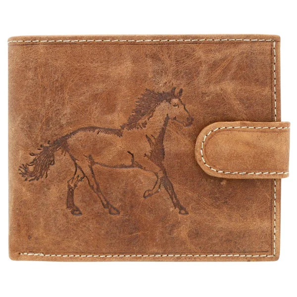 Чоловічий шкіряний гаманець Always Wild ANIMALS N992L-CHM-HORSE