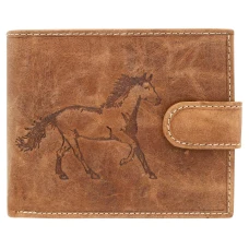 Чоловічий шкіряний гаманець Always Wild ANIMALS N992L-CHM-HORSE Чоловічий шкіряний гаманець Always Wild ANIMALS N992L-CHM-HORSE