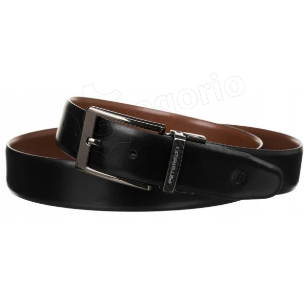 Мужской ремень Peterson BAT-CA3 BLACK-BROWN