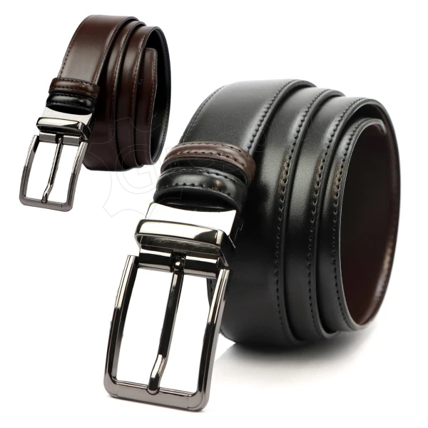 Чоловічий ремінь Nordee BN001 BLACK