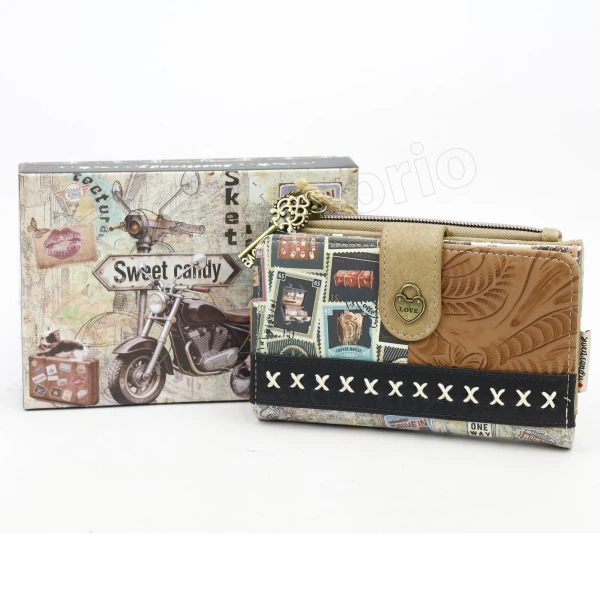 Женский кошелек из экокожи SWEET CANDY C-299-05#