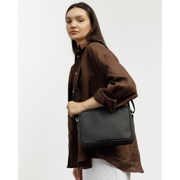 Жіночі сумки з екокожі Crossbody екошкіра, чорна
