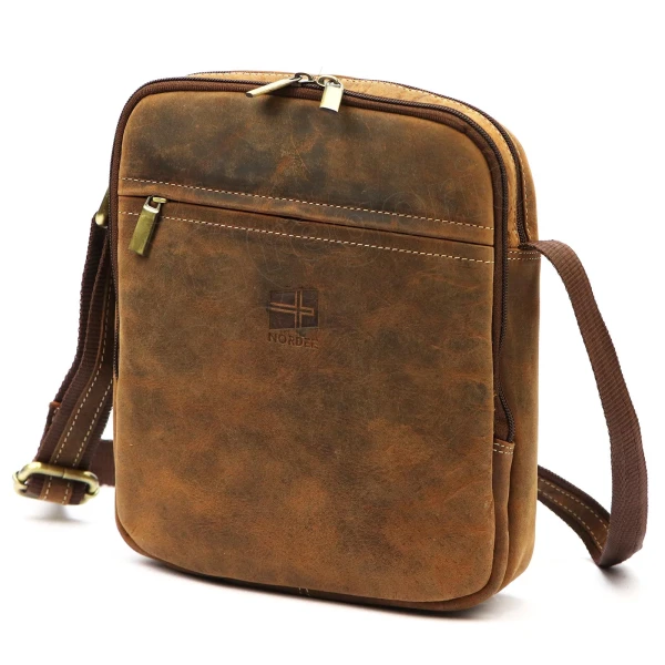 Чоловіча шкіряна сумка Nordee DOH-GM-07
