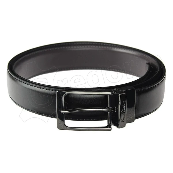 Мужской ремень Pierre Cardin FWJX5 DOUBLE BLACK-BROWN