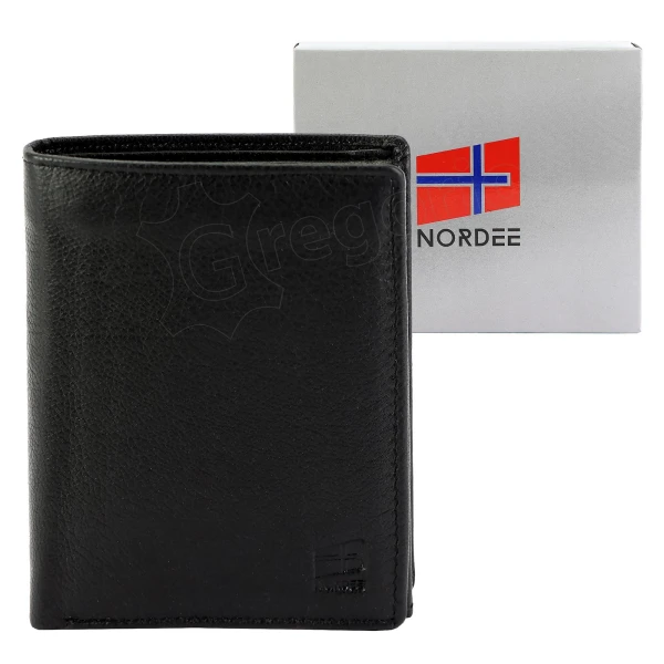Мужской кожаный кошелек Nordee HARE N4