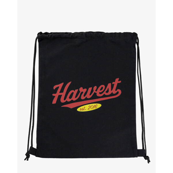 Чоловічий рюкзак Рюкзак-мішок принт harvest, чорний