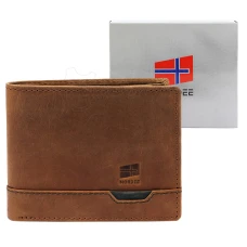 Чоловічий шкіряний гаманець Nordee HJORT 035