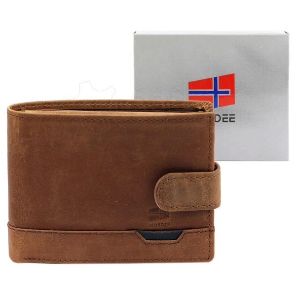 Чоловічий шкіряний гаманець Nordee HJORT 8806A