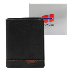 Чоловічий шкіряний гаманець Nordee HJORT N4 Чоловічий шкіряний гаманець Nordee HJORT N4
