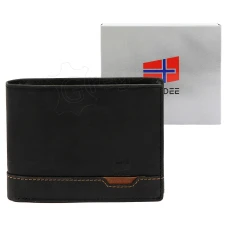 Чоловічий шкіряний гаманець Nordee HJORT N992 Чоловічий шкіряний гаманець Nordee HJORT N992