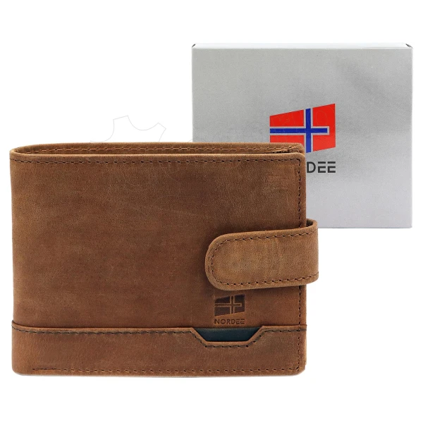 Чоловічий шкіряний гаманець Nordee HJORT N992L