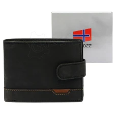 Чоловічий шкіряний гаманець Nordee HJORT N992L Чоловічий шкіряний гаманець Nordee HJORT N992L