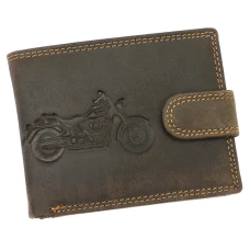 Мужской кожаный кошелек Always Wild L895-BIKE Мужской кожаный кошелек Always Wild L895-BIKE